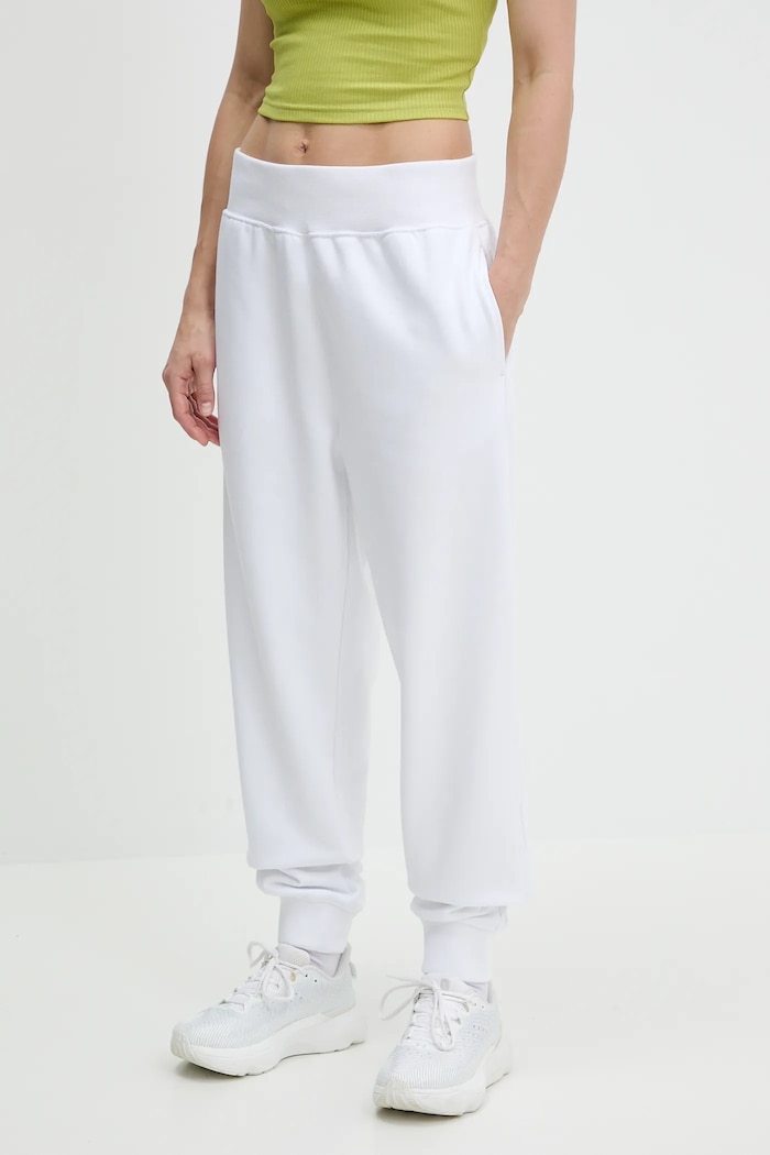 Calvin Klein Performance spodnie dresowe dzianina biały LVGWS5P608