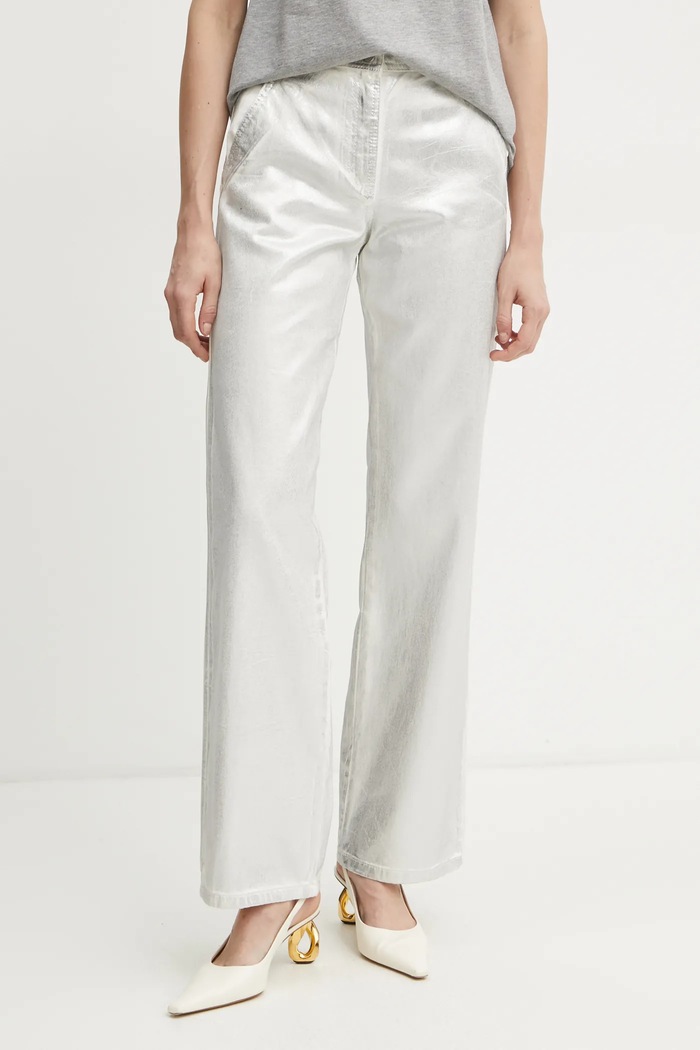 MAX&Co. jeansy srebrny 2516131021200