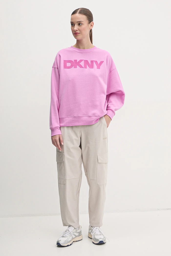 Dkny pantaloni DP5P3500 bej SS25