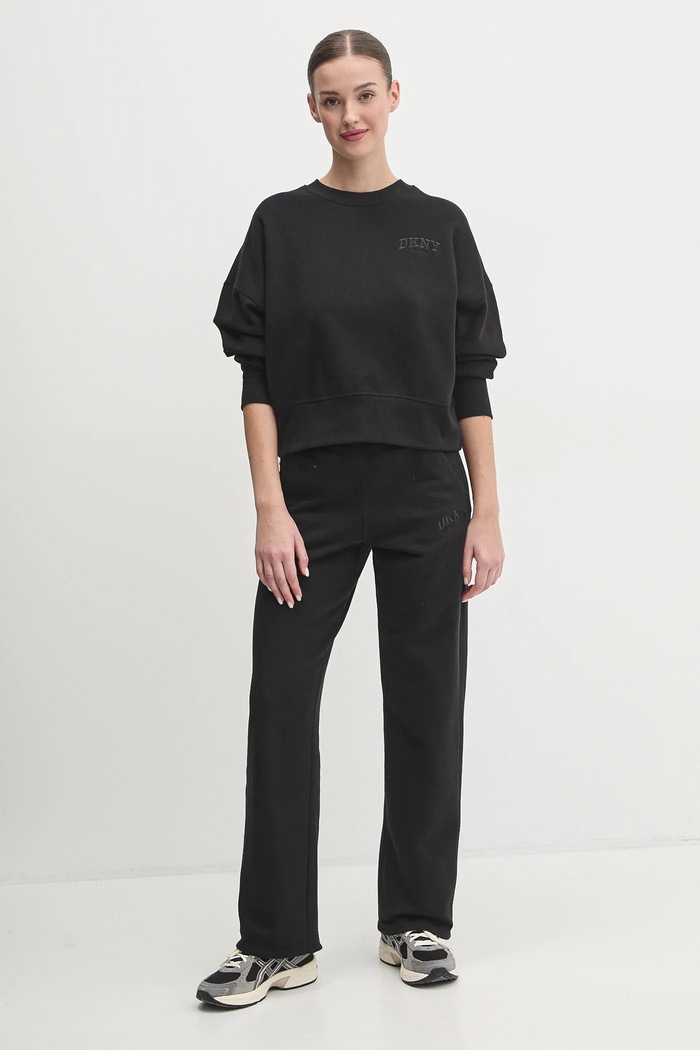Dkny spodnie dresowe DP5P3561 czarny SS25