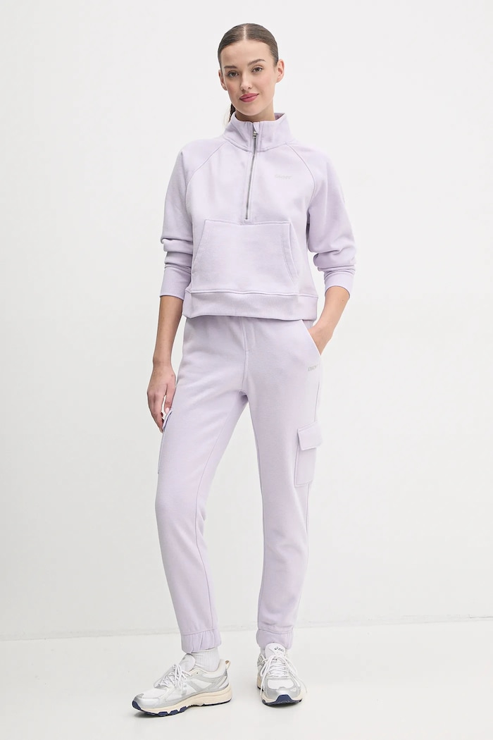 Παντελόνι φόρμας Dkny DP5P3504 μωβ SS25