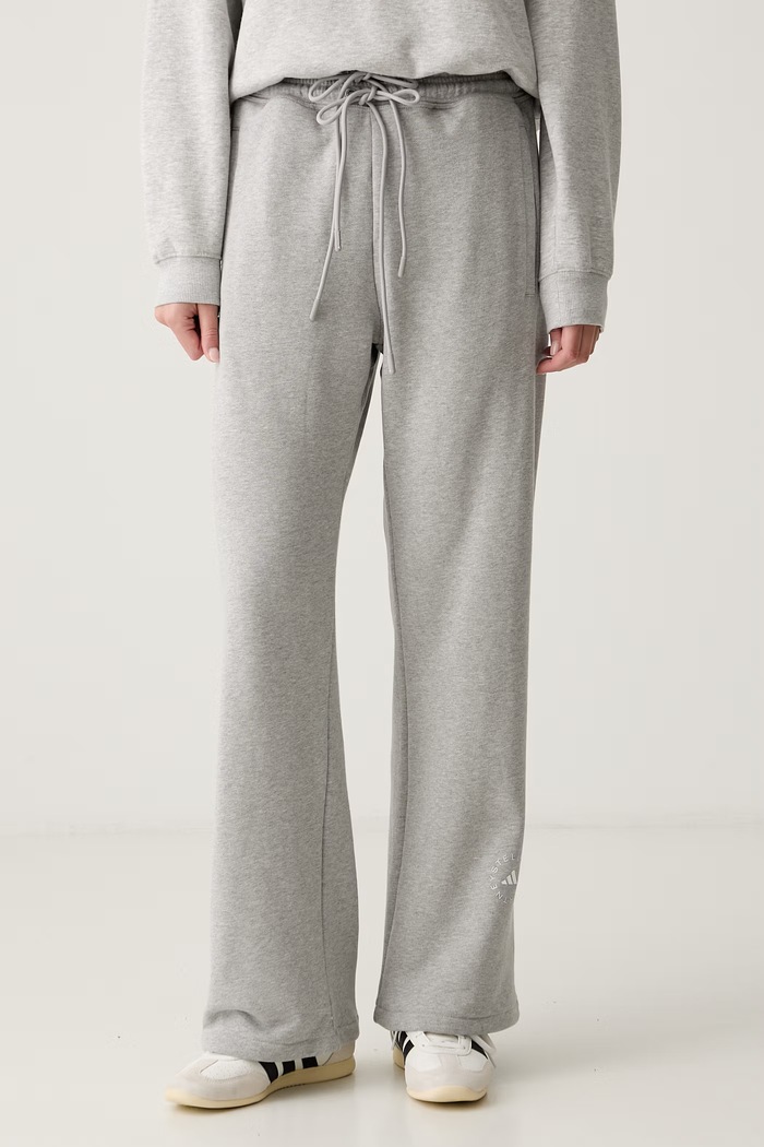 adidas by Stella McCartney Γυναικεία βαμβακερά γκρί JG3690