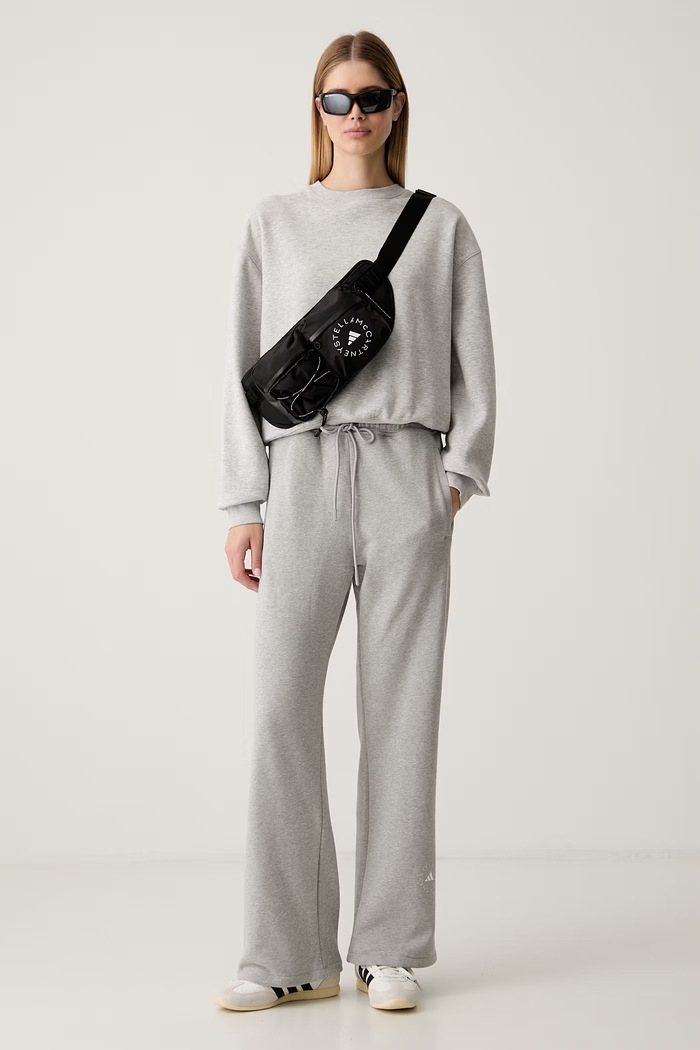 adidas by Stella McCartney Γυναικεία βαμβακερά JG3690 γκρί SS25