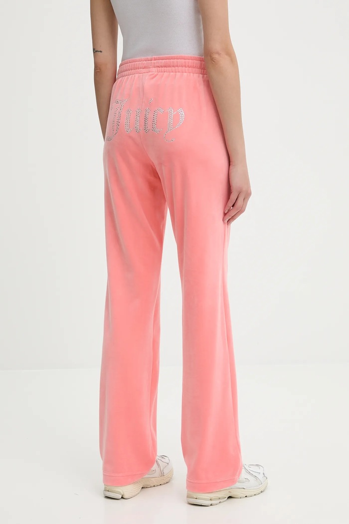 Odzież Juicy Couture spodnie dresowe JCAPW045 pomarańczowy