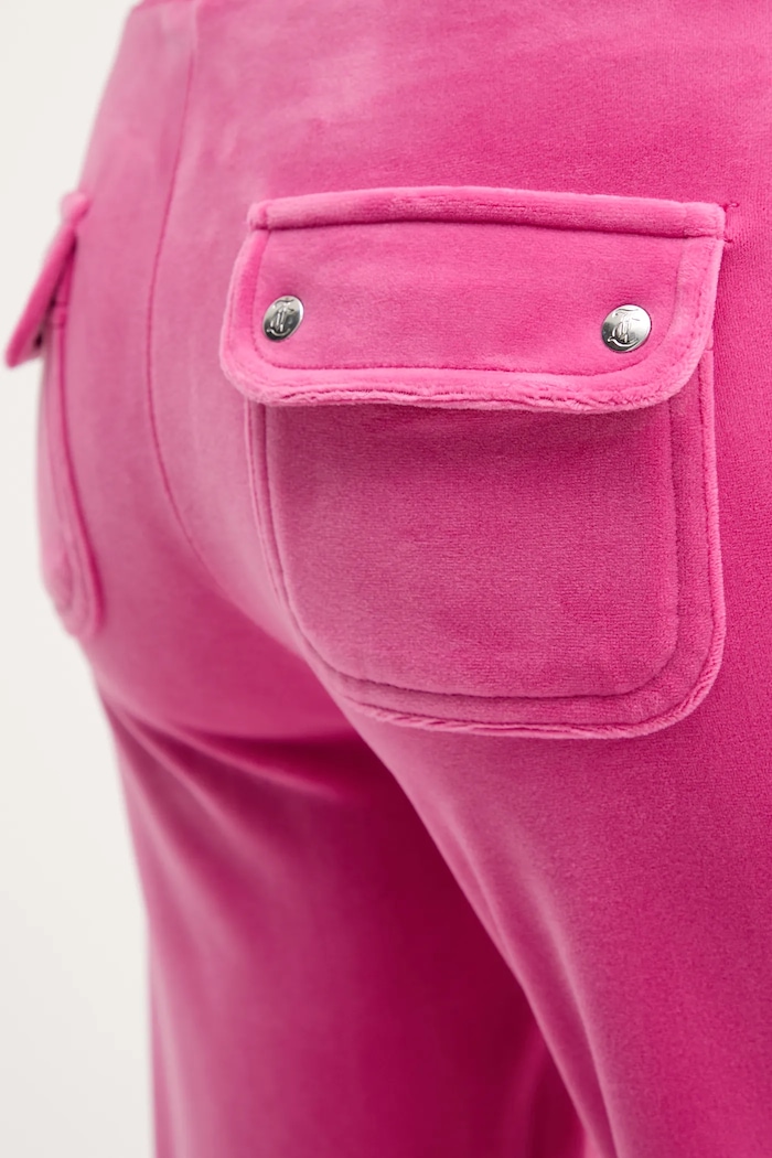 Juicy Couture spodnie dresowe damskie LAYLA POCKET LR różowy JCSEBJ001