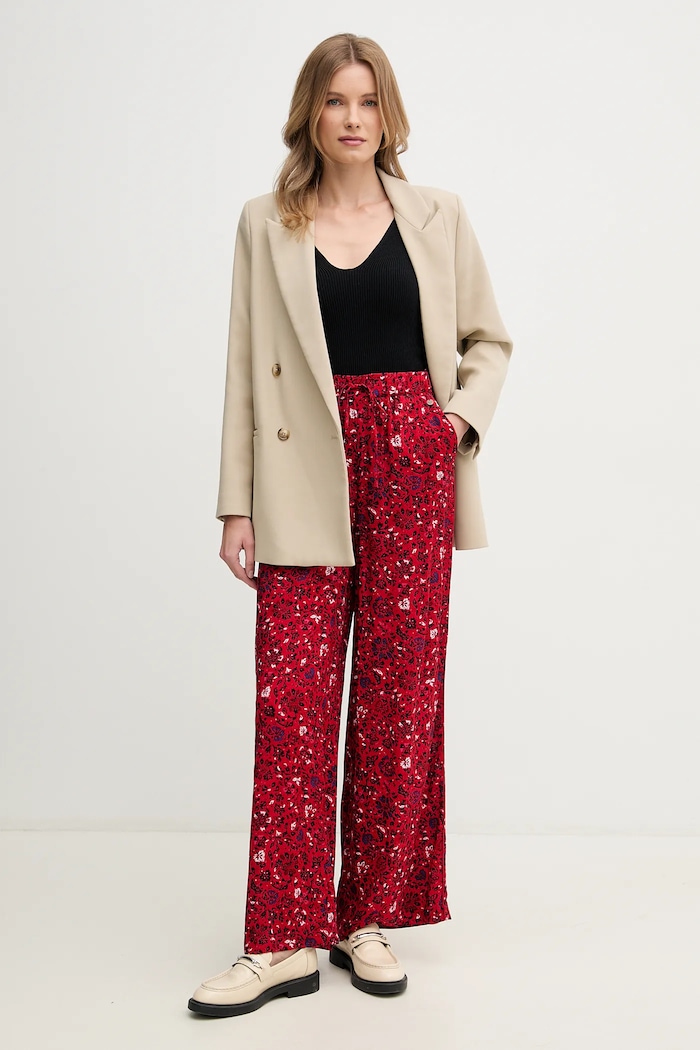 Pepe Jeans spodnie CHASTITY PL211820 czerwony SS25