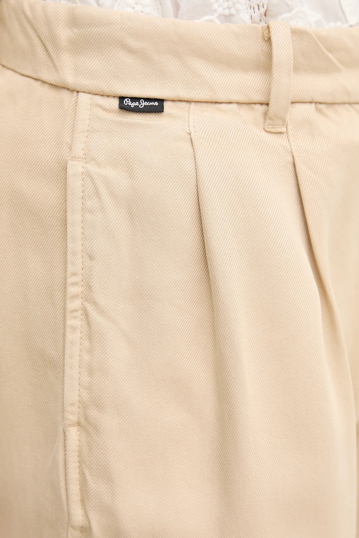 Kalhoty Pepe Jeans GOA béžová PL211834