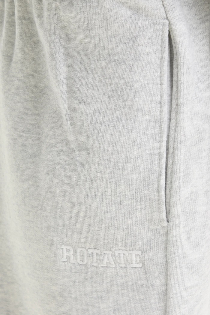 Rotate spodnie dresowe bawełniane szary 1134281473