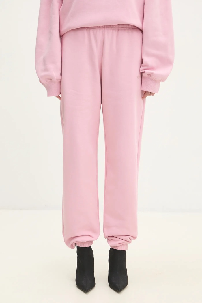 Rotate pantaloni tuta di cotone cotone rosa 1134301986