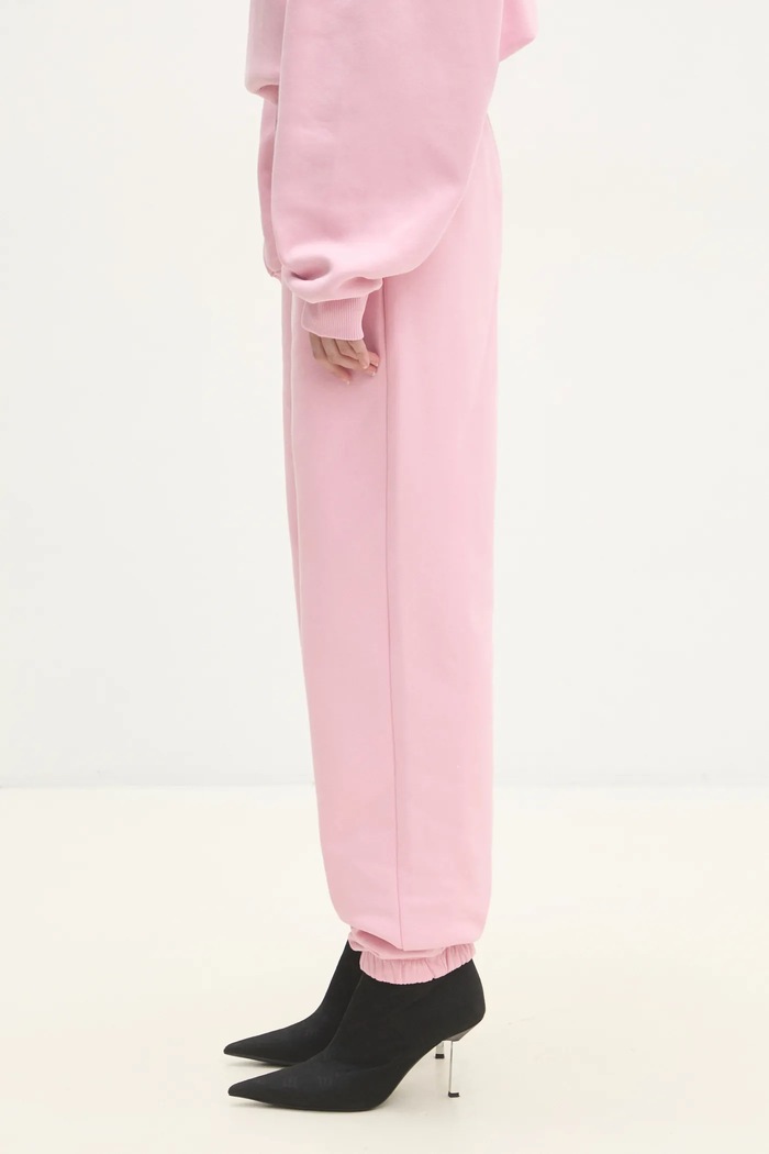 Rotate pantaloni tuta di cotone 1134301986 rosa SS25