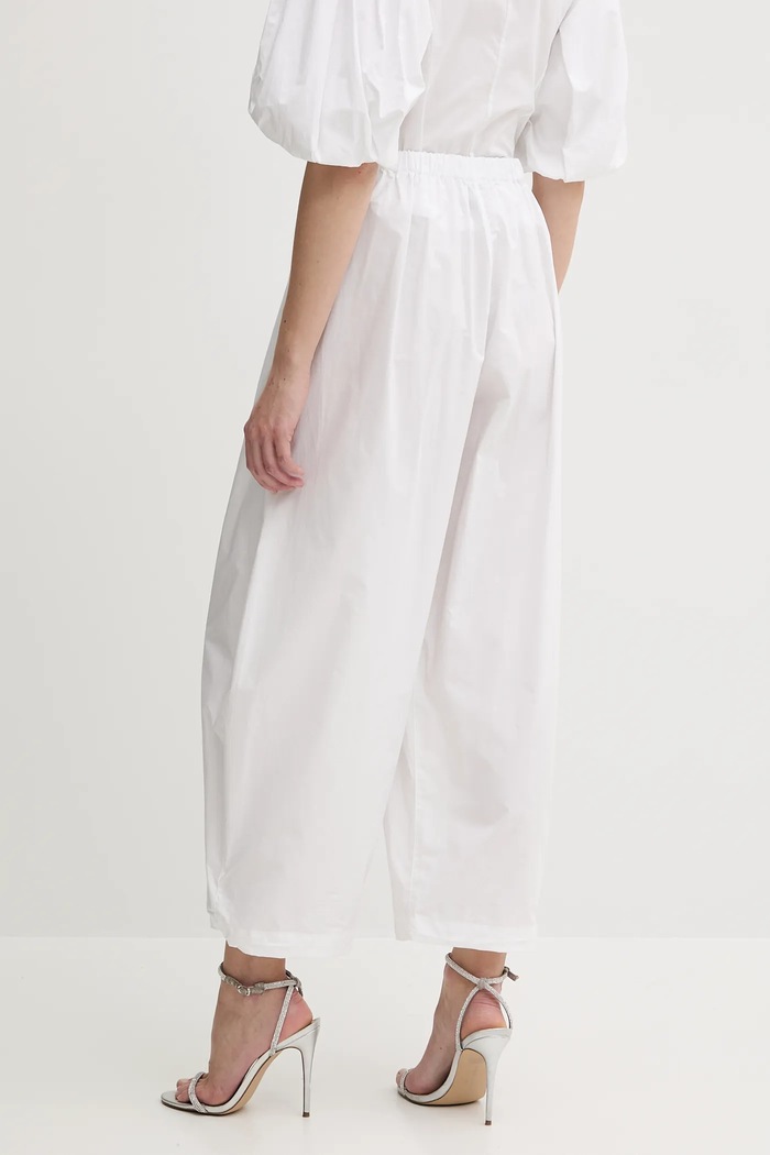 Abbigliamento Pinko pantaloni in cotone 105210.A2LD bianco