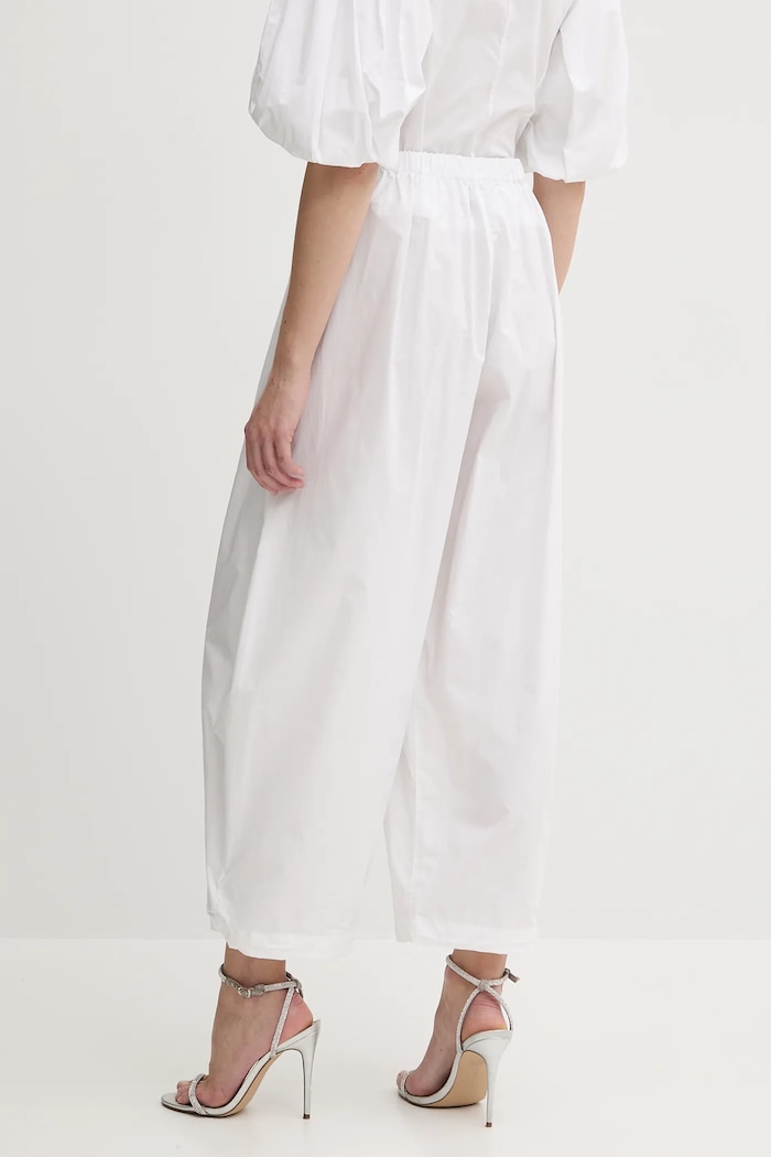 Abbigliamento Pinko pantaloni in cotone 105210.A2LD bianco