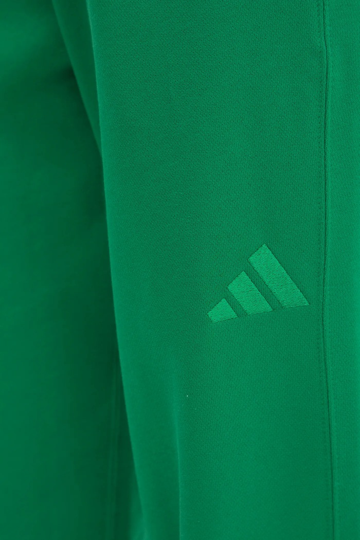 Bavlněné tepláky adidas ALL SZN zelená JD4724