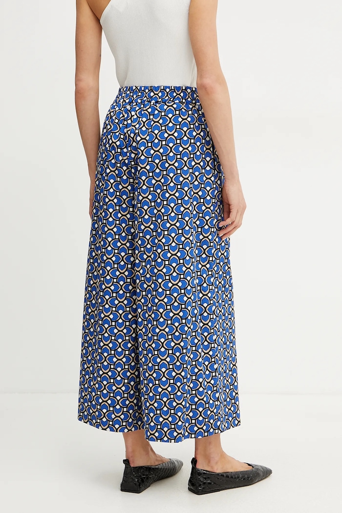 Ρούχα Βαμβακερό παντελόνι Weekend Max Mara 2515131102600 μπλε