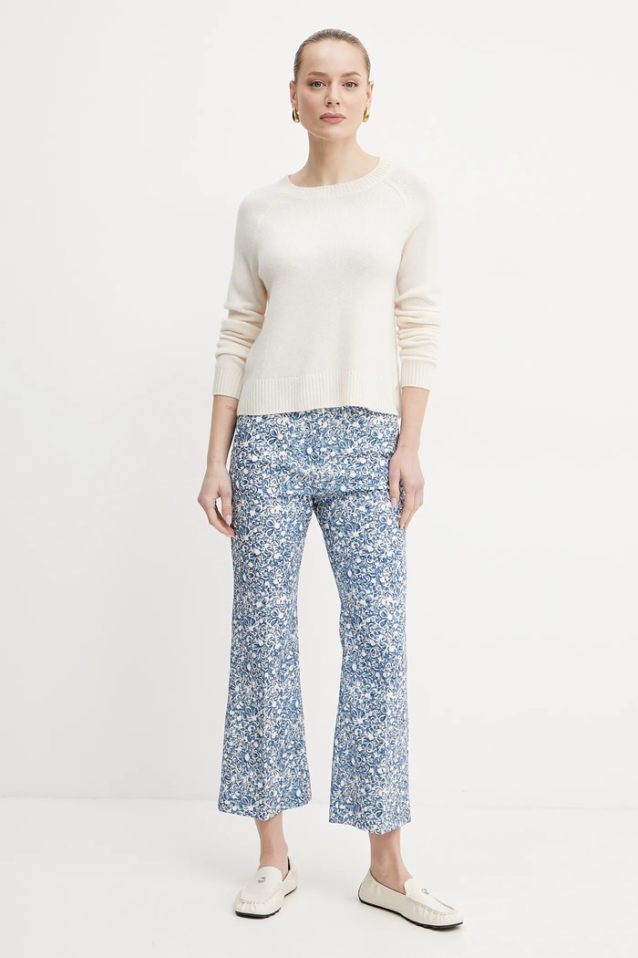 Nohavice Weekend Max Mara 2515131122600 fialová SS25