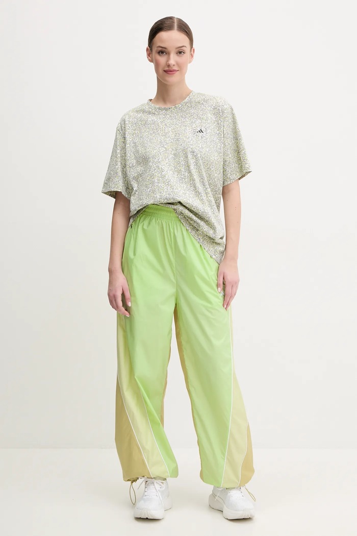 Kalhoty adidas by Stella McCartney JI5134 zelená SS25