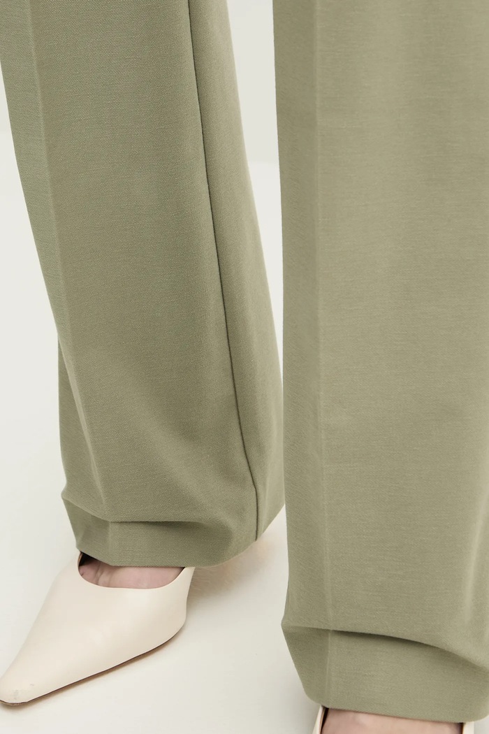 Панталон MM by Max Mara зелен 2516781028600