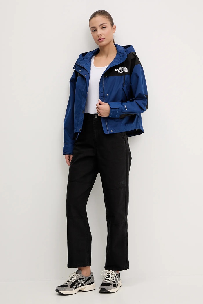 The North Face pantaloni de bumbac Cedar Canvas Work NF0A8B9DJK31 negru SS25