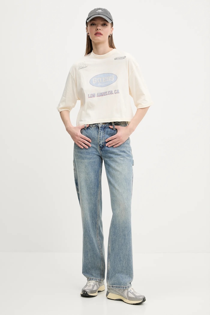 Guess Originals jeansy W4GG10.D4XY0 niebieski SS25