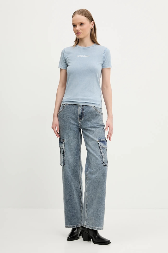 Džíny Guess Originals W4GG19.D4ON0 modrá SS25