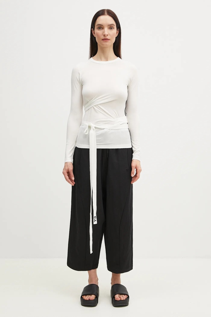 Брюки Y-3 Washed Twill Pant JD3517 чёрный