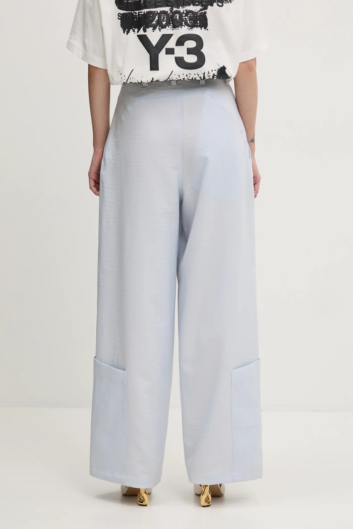 Oblečenie Nohavice Y-3 Sport Uniform Wide Leg Pants JM7801 sivá