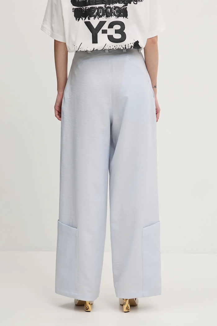 Oblečenie Nohavice Y-3 Sport Uniform Wide Leg Pants JM7801 sivá