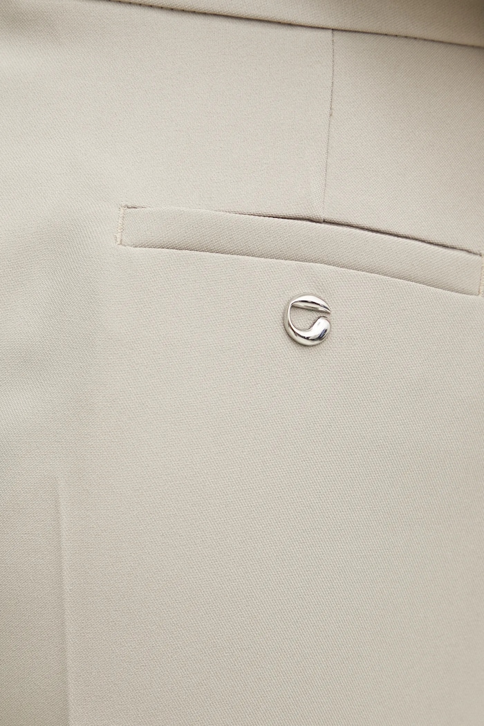Nohavice Coperni Wide Leg Tailored COPP90F3004 béžová