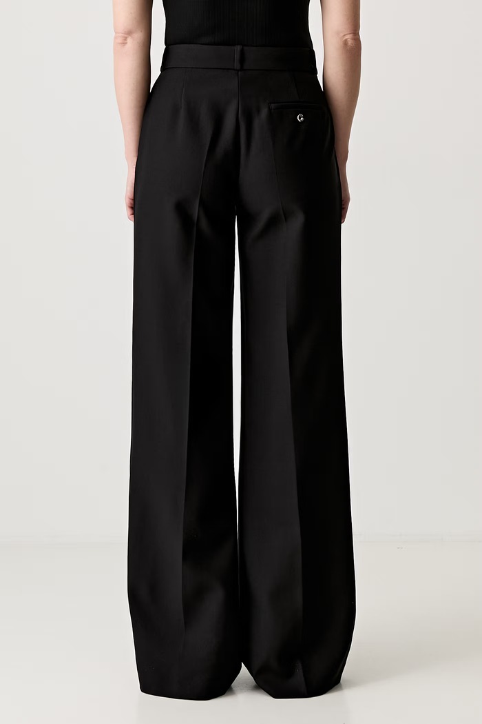 Oblečenie Coperni Wide Leg Tailored oblekové nohavice dámske COPP90F3004 čierna