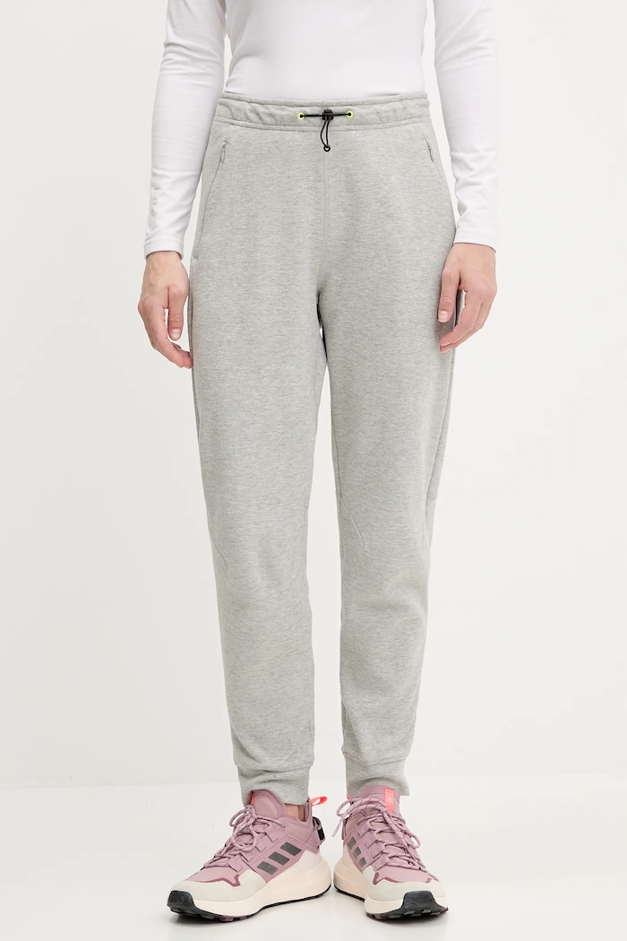 Helly Hansen pantaloni de trening HP TECH bumbac gri 34492