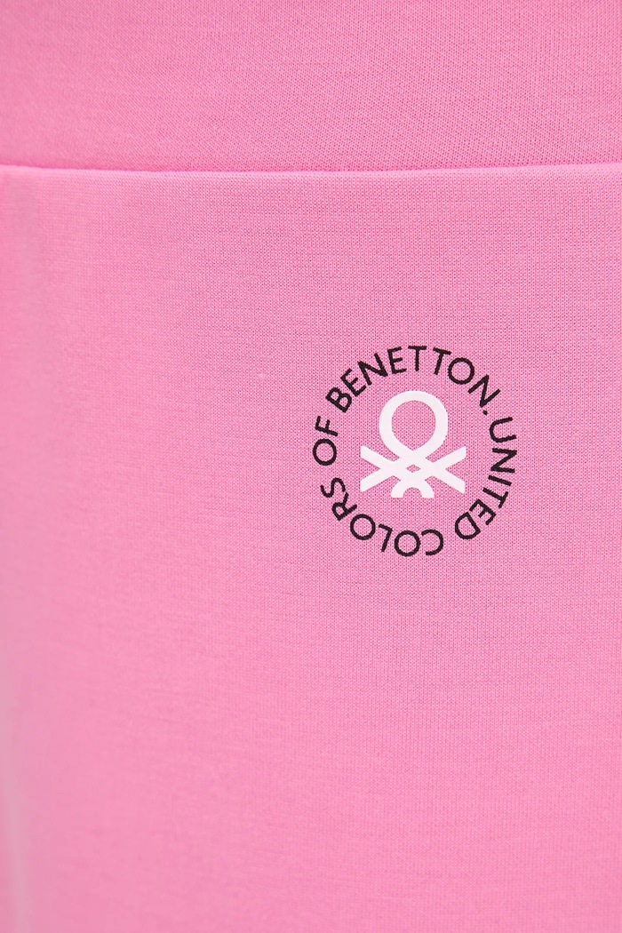 United Colors of Benetton spodnie dresowe różowy 3JLC3F04C
