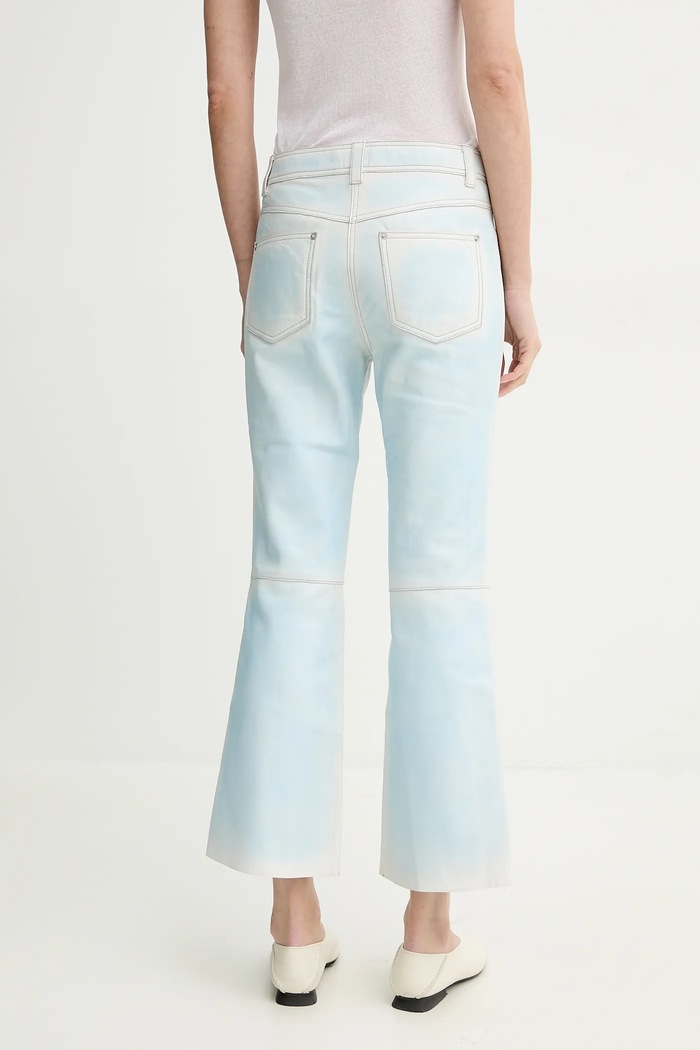 Îmbrăcăminte Stand Studio pantaloni de piele Michaela 66447.7860 albastru