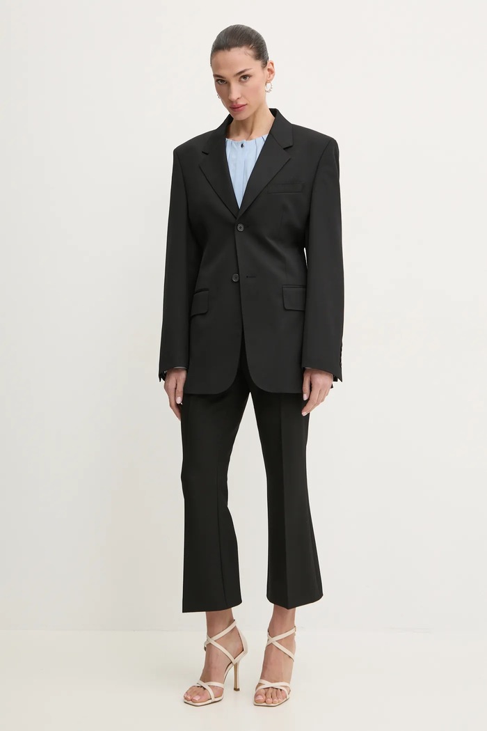 BOSS spodnie 50537898 czarny SS25