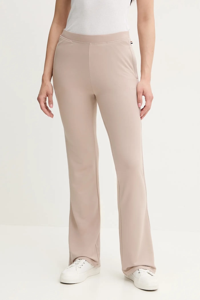 BOSS pantaloni de trening uni bej 50540057