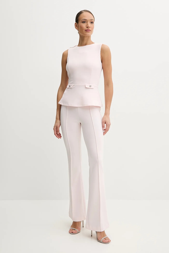 Guess spodnie EVELINA W4YB01.KCBO2 różowy SS26