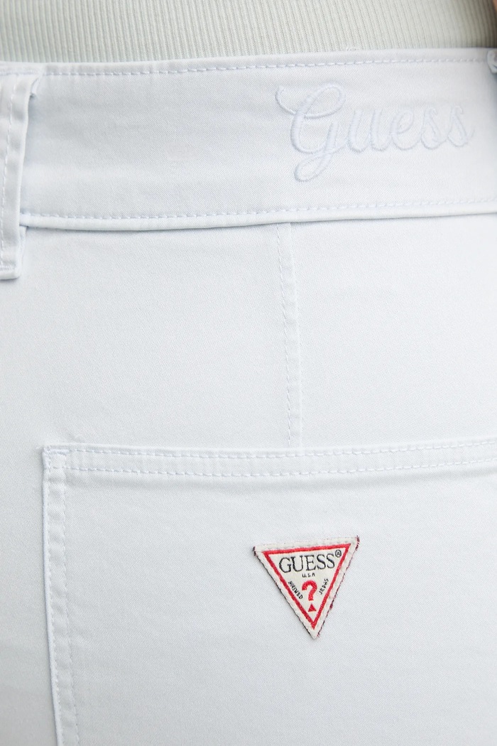Hlače Guess plava W5GA1B.W93CL