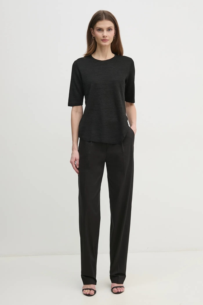 Kalhoty Calvin Klein K20K208393 černá SS25