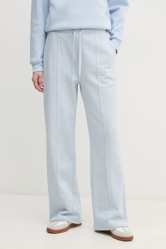 Bavlněné tepláky Tommy Hilfiger bavlna modrá WW0WW44678
