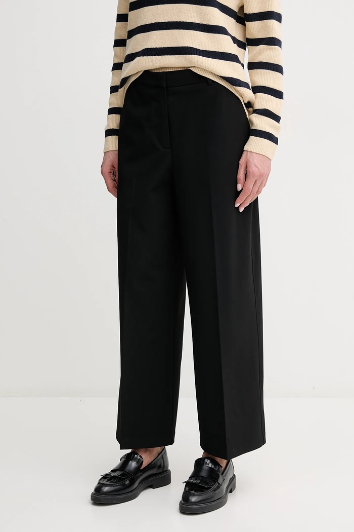 Tommy Hilfiger spodnie z elastanem czarny WW0WW45463