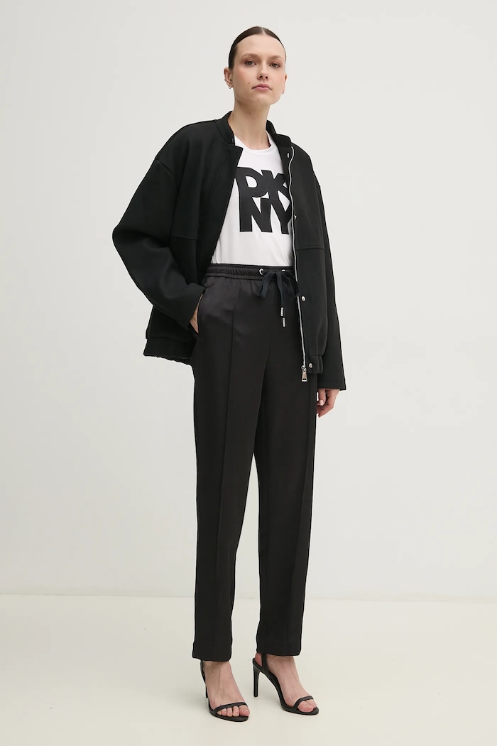 Dkny spodnie P5AK7A36 czarny SS25