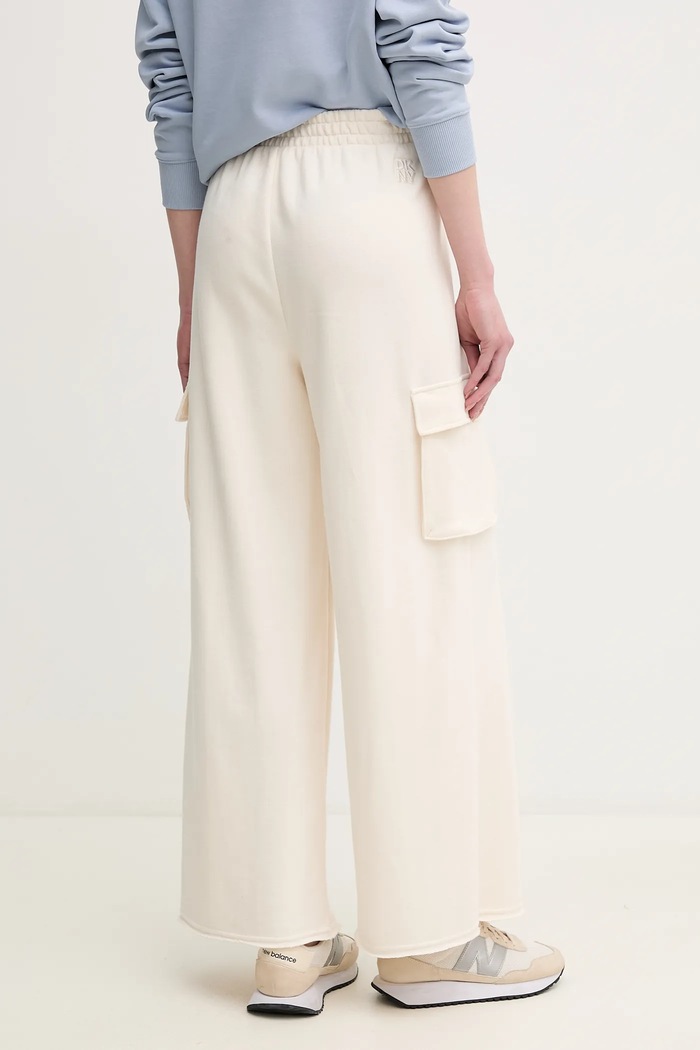 Oblečenie Bavlnené tepláky Dkny DJ5P3068 béžová