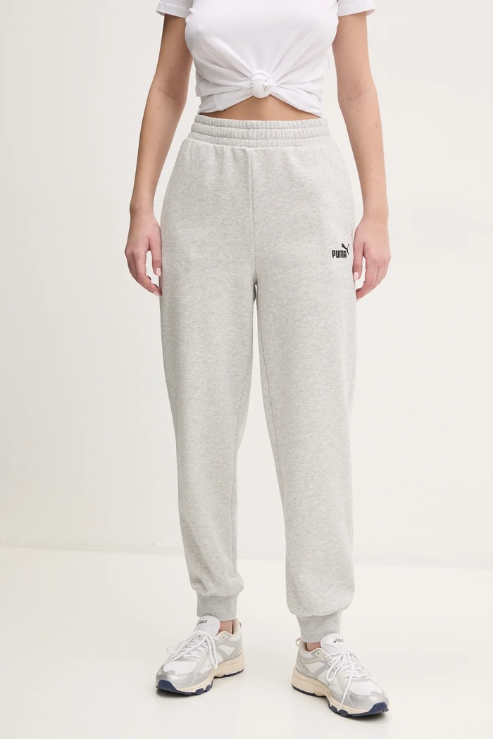 Donji dio trenirke Puma pletivo siva 682456