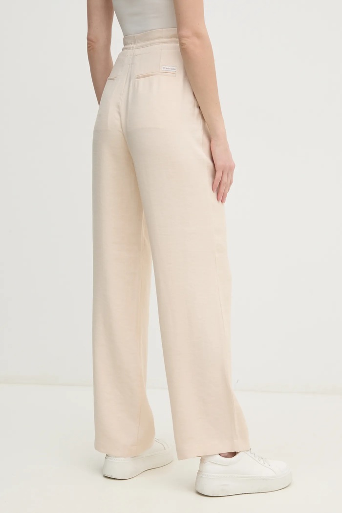 Odzież Calvin Klein Jeans spodnie J20J225339 beżowy