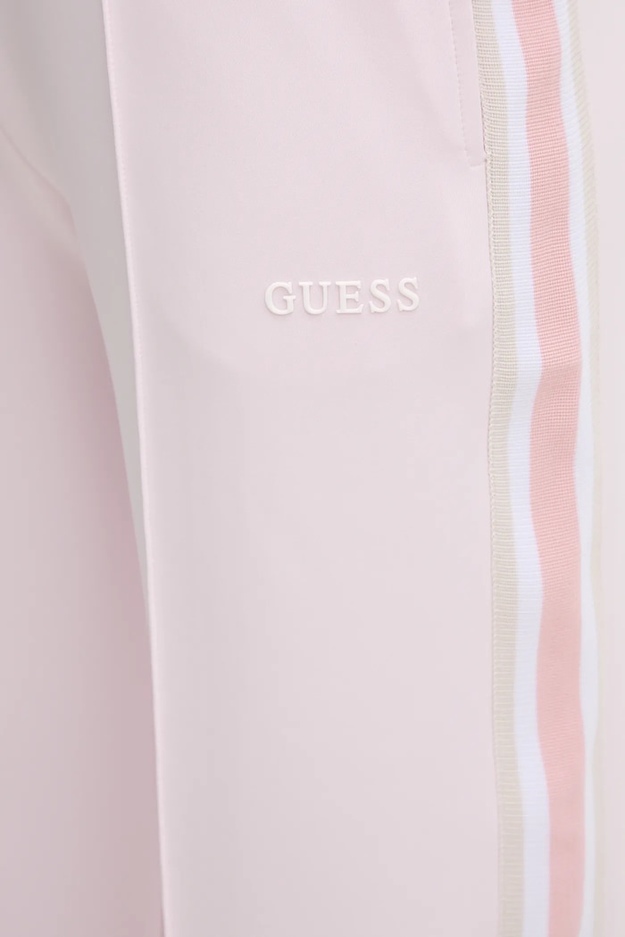 Guess spodnie dresowe YARROW różowy V5GB12.KCRU2