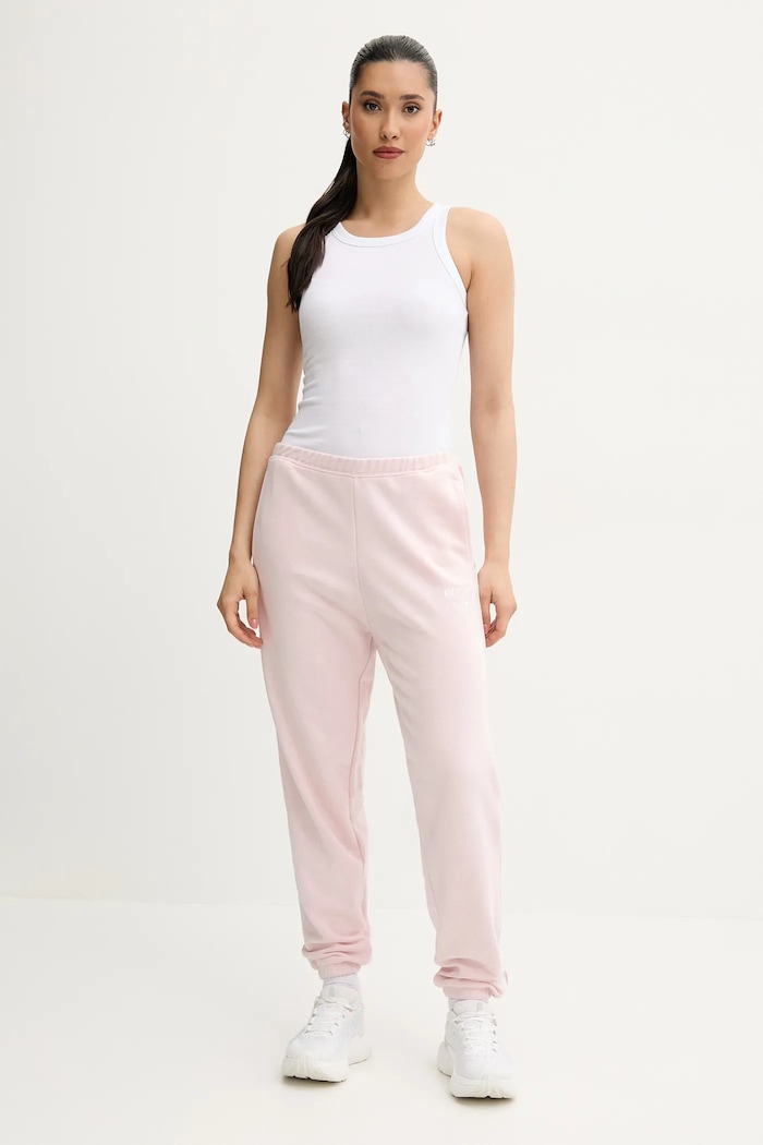 Guess spodnie dresowe YARROW V5GB15.KCRT1 różowy SS25