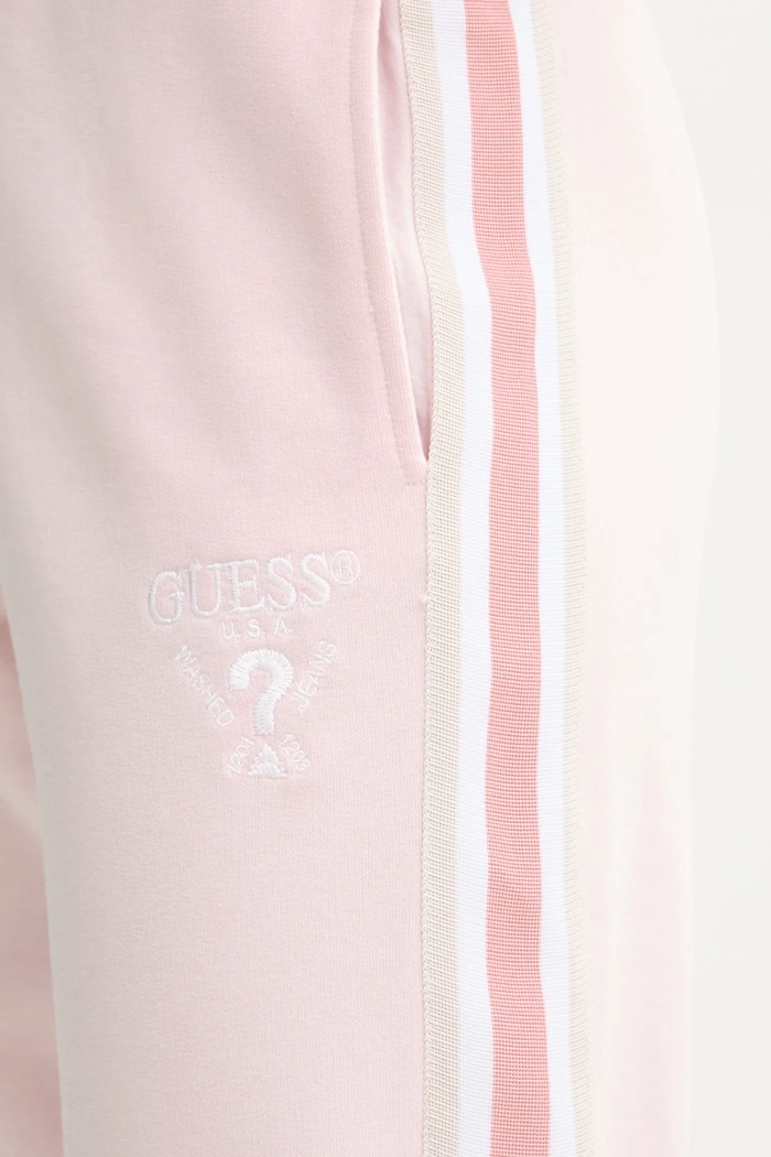 Guess spodnie dresowe YARROW różowy V5GB15.KCRT1
