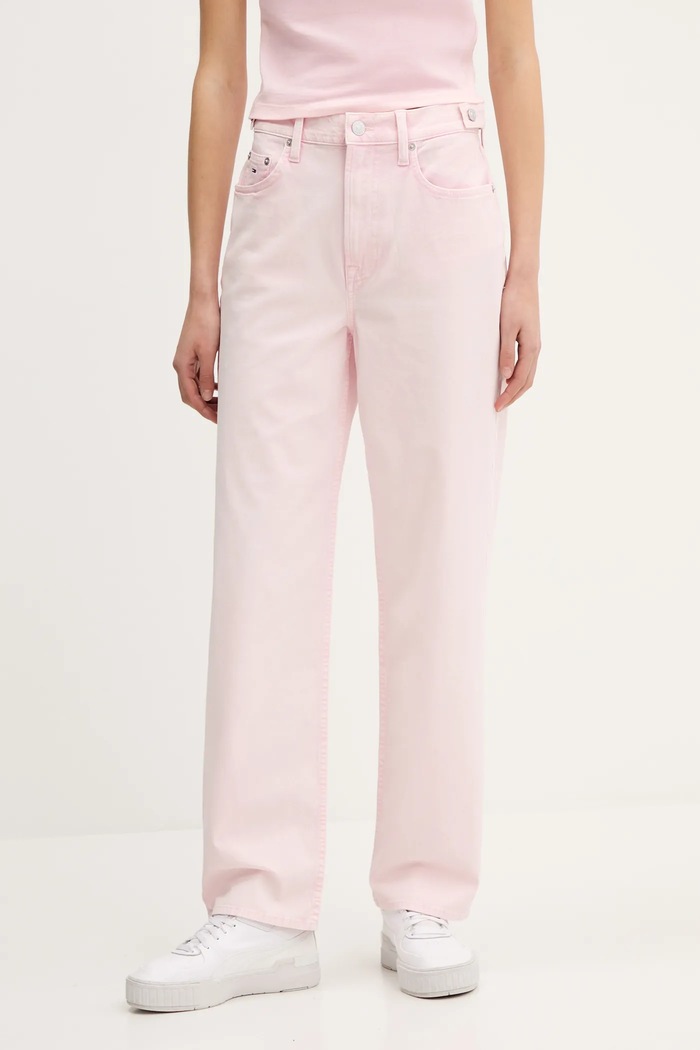 Tommy Jeans jeansy Planet friendly różowy DW0DW20349