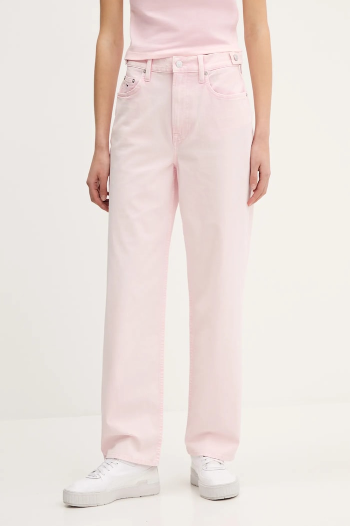 Tommy Jeans jeansy Planet friendly różowy DW0DW20349