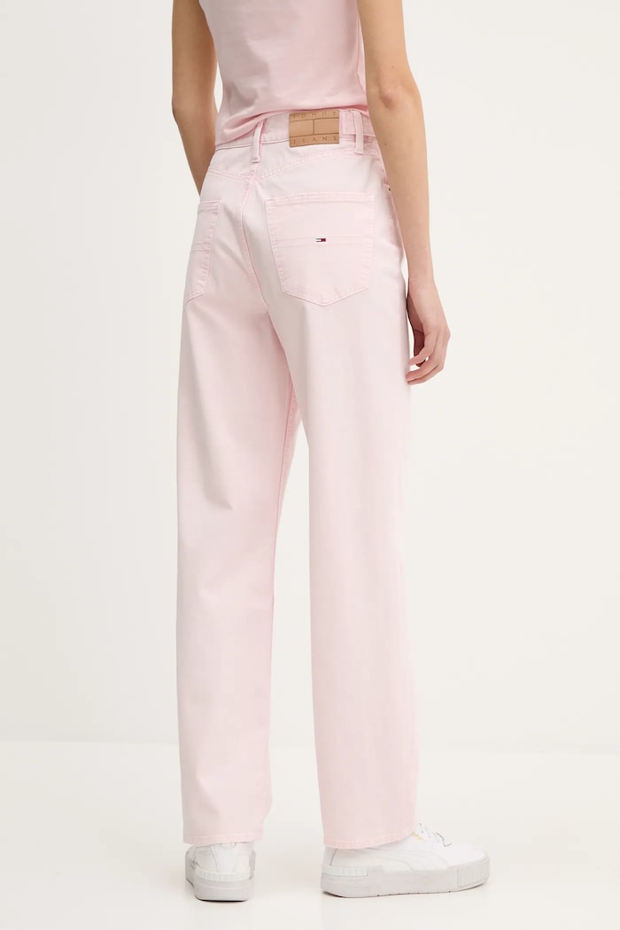 Odzież Tommy Jeans jeansy DW0DW20349 różowy