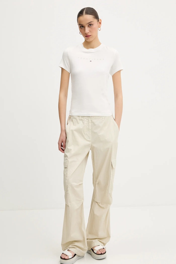 Панталон Tommy Jeans DW0DW20350 бежов SS25